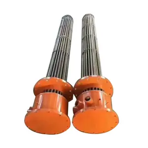 High Quality Not Easy To Rust Surface Sandblasting Process High Power Flange Heating Tube