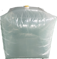 Sac de doublure pour fût/cube IBC en LDPE de 1000 L pour l'emballage et le transport de liquides, sac aseptique