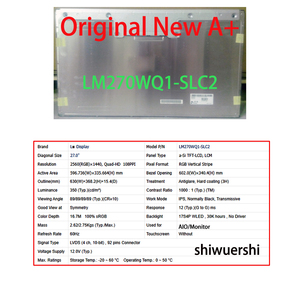 Pantalla LCD de <span class=keywords><strong>27</strong></span> Pulgadas, Ensamblaje LM270WQ1 SLC1 SLC2 SDA1 SDA2 SDF1 SDF2 SDB1 SDB2 SDC1 SDC2 SDD1 SDE1, Repuesto para Panel de Pantalla Iamc - Product Image 6