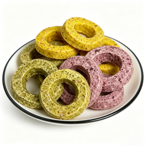Friandises pour chiens en gros OEM, naturelles, sans céréales, saines, riches en fibres, faibles en gras, pour le soin dentaire et le nettoyage des dents, en forme de rondelles de légumes - Product Image 2