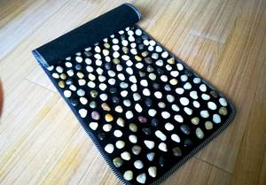 Alfombrilla <span class=keywords><strong>de</strong></span> <span class=keywords><strong>Masaje</strong></span> con Piedras Redondas o Rectangulares, Alfombrilla <span class=keywords><strong>de</strong></span> Relajación <span class=keywords><strong>de</strong></span> Piedras <span class=keywords><strong>de</strong></span> Río Pulimentadas, Alfombrilla <span class=keywords><strong>de</strong></span> Acupresión, Regalos para el Hogar, Padres o Amigos - Product Image 4