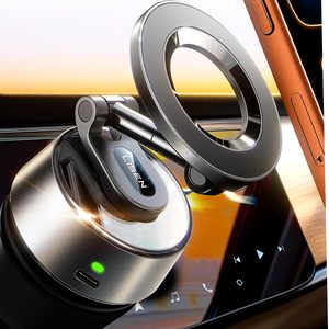 Support de <span class=keywords><strong>téléphone</strong></span> magnétique portable LISEN, rotatif à 360°, fixation électrique par ventouse, support mobile compact pour iPhone 17 - Product Image 1