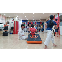 Tapis de piste d'air personnalisé commercial tapis de Yoga gonflable piste d'air gonflable pour la gymnastique enfants tapis de gymnastique pour un usage domestique