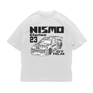T-Shirt Unisex in Cotone Pesante con Grafica Auto Nismo, Abbigliamento per Appassionati di Automobili, Regalo per Amanti delle Auto, Essenziale per lo Streetwear - Product Image 1