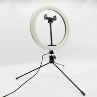 Promotion Très Chaud Prix Abordable Prix Usine Lumière Anneau Selfie 10 Pouces 26 cm Avec Trépied pour TikTok