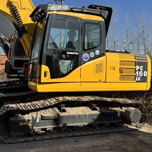 รถขุดมือสอง Komatsu PC160-7 ขนาด 16 ตัน ชั่วโมงการทำงานต่ำ พร้อม EPA/CE ราคาโรงงาน - Product Image 1