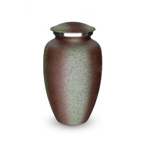 Urna de cremación de aluminio para adultos de primera calidad Acabado de mármol Estilo americano Calidad Cenizas humanas Entierro Almacenamiento conmemorativo Suministros funerarios - Product Image 2