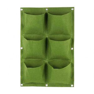 Jardinière murale verticale en feutre, sac de culture réutilisable pour plantes, sac de plantation mural pour fleurs et légumes - Product Image 1