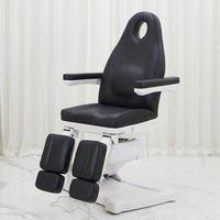Table cosmétique électrique 4 moteurs lit de beauté du visage chaise de pédicure pied Spa lit de massage