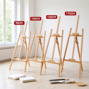 Chiyuan Art <b>Easel</b> 90Cm 150Cm 175Cm Wooden Display Stand For Painting Drawing - Product Image 1