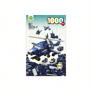 Blocs de construction d'hélicoptère 1000 pièces 6+ ans Ensemble police - Product Image 2