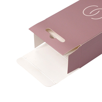 Boîtes en Cartes de Luxe Logo de Taille Personnalisée Feuille d'Or Chaude de Qualité Supérieure pour Emballage de Barre de Chocolat de Dubaï Boîte Cadeau Pliable avec Fenêtre Transparente
