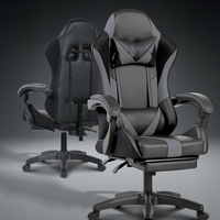 Chaise de Gaming Moderne à Vendre en Gros, Design Tendance, OEM ODM, en Cuir Premium Réglable, Pivotante à 360°, Style Racing avec Repose-Pieds