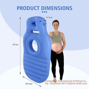 <span class=keywords><strong>Lit</strong></span> gonflable personnalisé en PVC floqué pour femmes enceintes, vente en gros directe d'usine, matelas de couchage portable et confortable - Product Image 4