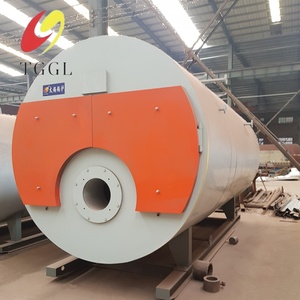 หม้อไอน้ำแก๊สธรรมชาติแบบแนวนอน รุ่น WNS ขนาด 10 ตัน/ชม. ได้รับการรับรองมาตรฐาน <span class=keywords><strong>Taiguo</strong></span> CE  แบบท่อไฟอัตโนมัติ ทำจากเหล็กกล้าคาร์บอน ความดัน 1.25MPa - Product Image 5