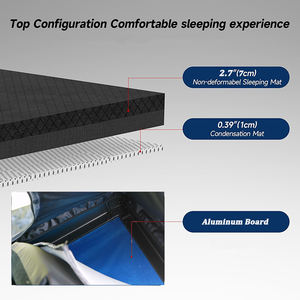Aluminium-Dachzelt für Camping 2-Personen Wasserdicht für 4x4 Offroad Aluminiumleiter Oxford-Gewebe Maßgefertigt ODM/OEM Zeltfabrik - Product Image 3