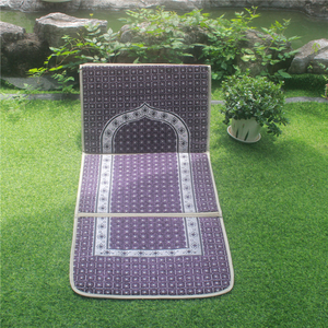Alfombra de oración musulmana de Arabia Saudita acolchada gruesa plegable de nuevo diseño - Product Image 3
