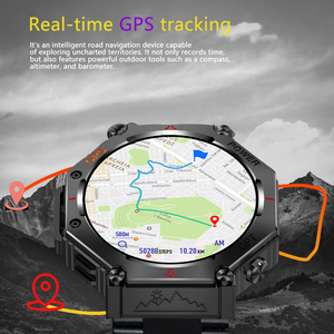 <span class=keywords><strong>Smartwatch</strong></span> SENBONO KC91 con GPS, Bussola, <span class=keywords><strong>Monitoraggio</strong></span> della Frequenza Cardiaca, Fitness Tracker e Impermeabilità 3ATM - Orologio Intelligente per Uomo - Product Image 2