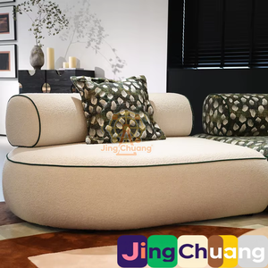 Module d'angle haut <span class=keywords><strong>de</strong></span> gamme <span class=keywords><strong>de</strong></span> luxe léger pour salon d'appartement, en tissu, pour grande <span class=keywords><strong>villa</strong></span> neuve, idéal pour hall d'exposition - Product Image 1