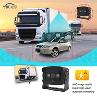 AHD CCD Camion Vue Latérale Starlight Caméra de Surveillance Inverse Étanche Angle Mort Rétroviseur Aide à la Sécurité pour Voiture Aide à l'Inversion