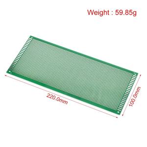 1 Uds 10x22cm 100x220mm prototipo de un solo lado PCB placa de circuito impreso Universal <span class=keywords><strong>Protoboard</strong></span> - Product Image 5