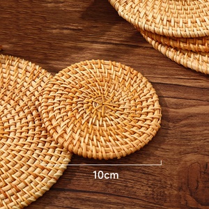 Manteles individuales para el hogar resistentes al calor con aislamiento tejido de vid, plato de mesa de comedor sólido, alfombrilla para taza, soporte para tetera para ARENA, cuenco, ollas, cuencos - Product Image 5