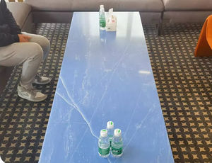 קוורץ encimeras מכירות חמות מלאכותיות מלוטשת במפעל מחיר בטון כחול קוורץ - Product Image 3