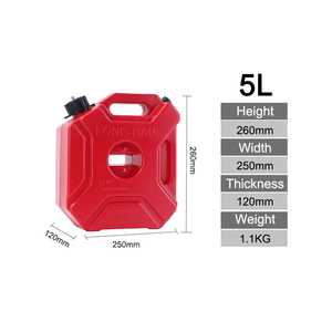 GARIDA Réservoir d'huile Tambour d'huile léger Voiture Seau de rechange Jerry Can Plastique Assurance qualité personnalisée Extérieur 3L 5L 6L 10L Essence - Product Image 3