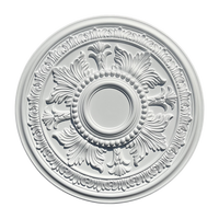 Médaillon plafond plafond médaillon décoration moulage haute dureté pour décorer le plafond d'une maison faible entretien