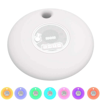 Haut-parleur Bluetooth flottant portable pour l'extérieur, étanche IPX7, avec lumières LED colorées pour la piscine