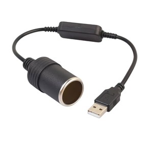 <b>Usb</b> Boost Cable 5V To 12V Cigarette Lighter <b>Socket</b> Car Power Adapter 27Cm For Dashcam - Product Image 3