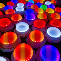 Vente directe d'usine, nouveaux designs, base de lampe LED réglable à changement de couleur RVB, accessoires réutilisables, base de lampe de table LED 3D, IP65