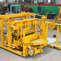 Machine à fabriquer des blocs creux en béton QT 40 3A avec PLC et moteur pour la production de blocs (type 'egg laying')