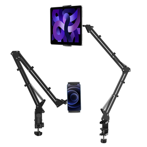 Flexible Scissor <b>for</b> Metal Bedside Phone <b>Tablet</b> Holder Adjustable Bracket Headboard Mount - Product Image 1