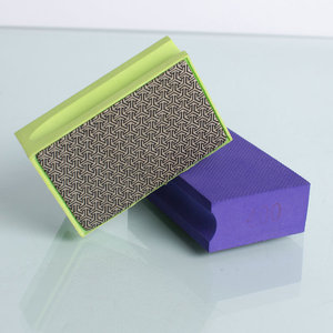 Hand-Held Foam Back Electroplated Diamond Polishing Pad Premium <strong>Abrasive</strong> <strong>Tool</strong> - Product Image 2