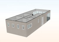 Maisons modulaires en acier préfabriquées à 3 chambres, style moderne, en kit, transportables, villas de luxe à bas prix