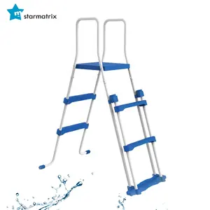 STARMATRIX 912TS 지상 강철 벽 수영장의 위 를 위한 플라스틱 수영풀 사다리 페달