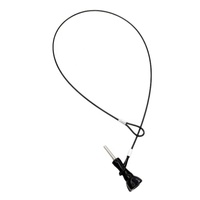 Cordon de sécurité pour caméra d'action, cordon en acier inoxydable de 30/60 cm, anti-perte, pour le cyclisme, le casque et le support de vélo