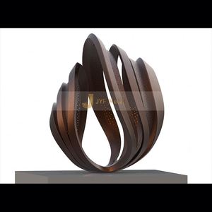 ANW2716 Escultura de Acero Inoxidable Art Deco de Lujo Personalizada para Decoración Arquitectónica Comercial, Proyectos de Aniversario, China - Product Image 5