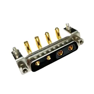 DB4V4 conector 4pin macho D sub solda do ângulo direito para PCB