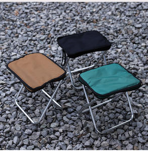 Wholesale Outdoor Portable Folding Aluminum Oxford Cloth Seat Beach Chairs Lightweight Stool Fishing Chair with Carry Bag <b>Picnic</b> - Product Image 2