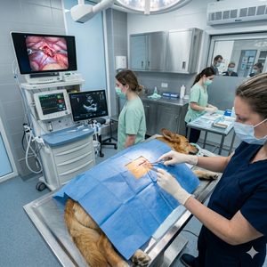 Paño Quirúrgico de Algodón para Mascotas, Desechable, Estéril, con Orificios, para Operaciones de Perros y Gatos, Fácil de Usar en Hospitales - Product Image 2