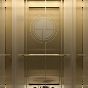 Ascenseur à commande AC à prix abordable avec décoration gravée miroir pour maison, villa, hôtel – Ascenseurs à prix compétitif - Product Image 3
