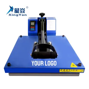 Xingyan fabbrica all'ingrosso 38x38cm 15x15 pollici manuale sublimazione t-shirt vuota stampa macchina della pressa di calore