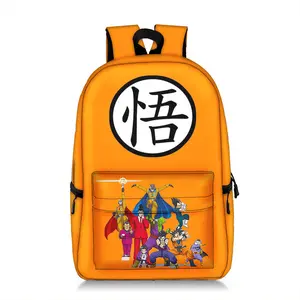 2023 Cross border backpack Back to USB multifunction anime bag backpack school bags DBZ Guko New backpack for student Vegeta