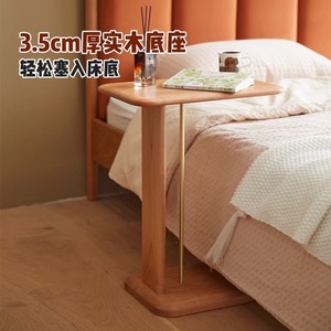 โต๊ะข้างเตียงไม้โต๊ะข้างเตียงปรับได้โต๊ะมุม - Product Image 3