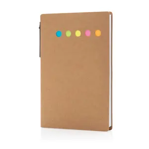 A6 notebook with <b>sticky</b> <b>notes</b> personalized merchandising - Product Image 1