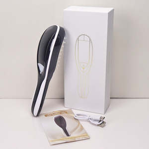 Dropshipping LED azul luz roja cepillo eléctrico de pelo cuero cabelludo agua embellecer cuidado masaje peine calidad Inspección Control servicios - Product Image 2