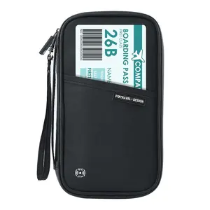 Custom Minimalist Slim Bifold Men's Vegan tyvek Leather Wallet block RFID Wallet For Men