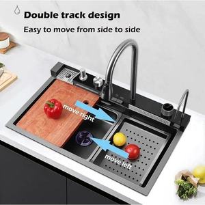 Rubinetto da Cucina a Cascata Intelligente in Acciaio Inox 304 - Controllo Digitale Touch, per Hotel di Lusso e Progetti Residenziali - Product Image 4